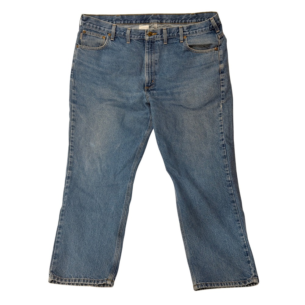 Carhartt Traditional Fit Straight Leg Blue Denim Jeans Mens 44x30